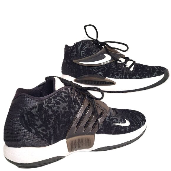 Nike KD 14 Size 12.5 TB Black White Shoes DM5040-001 Kevin Durant Basketball - Picture 14 of 15